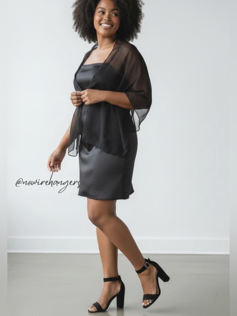 TORRID Two Strap Tapered Heel Sandal. Ankle Strap Evening Heels. 9.5WW